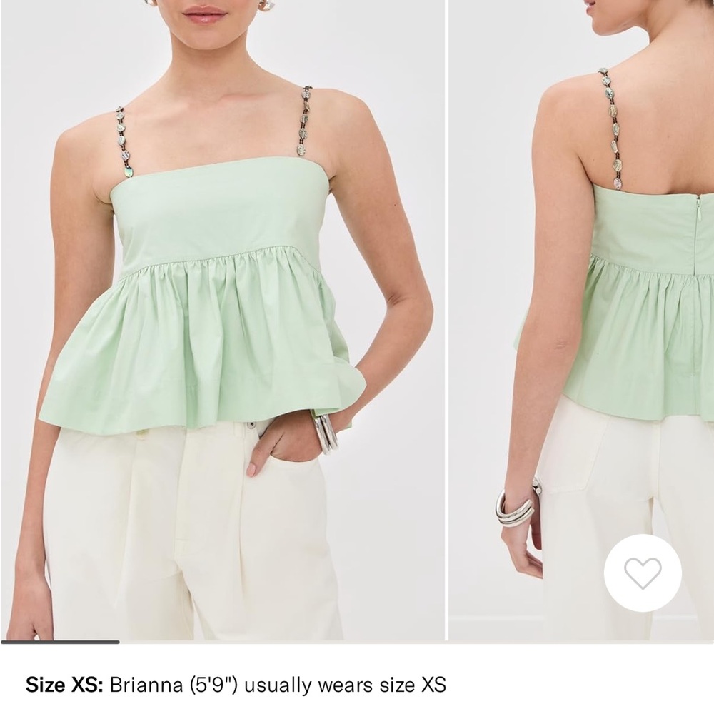 Mint Green Women's Crop Top